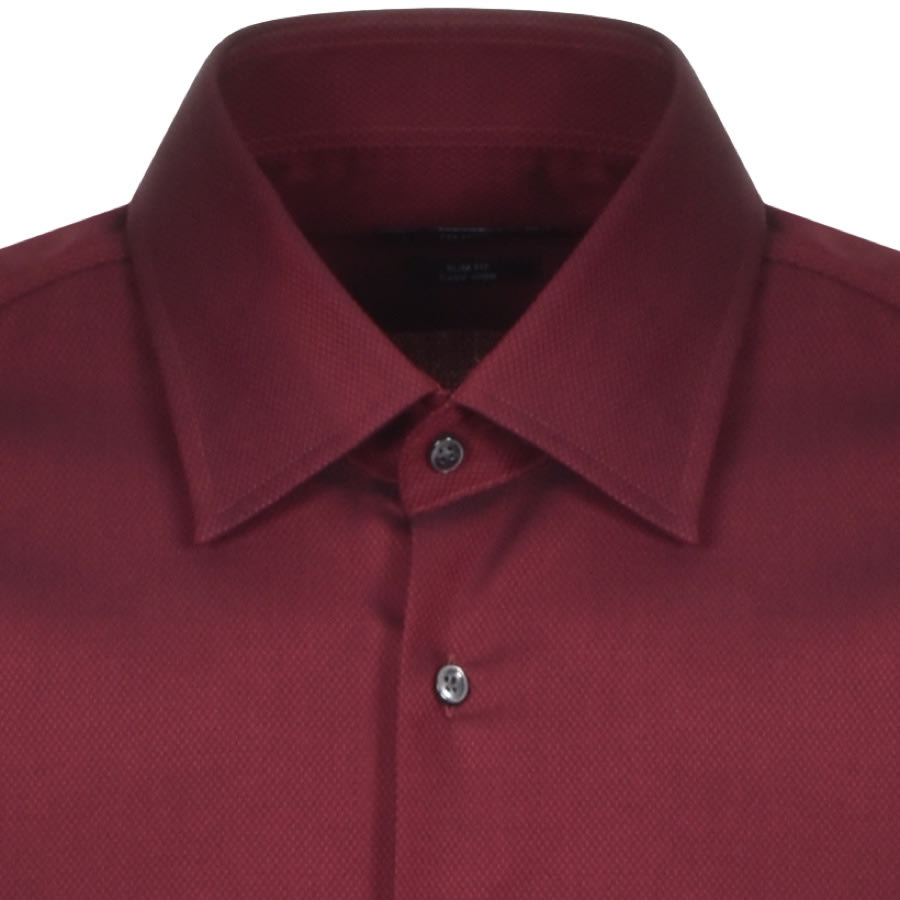 Alternative Image for ProductBOSS Jango Slim Fit Long Sleeve Shirt Red3